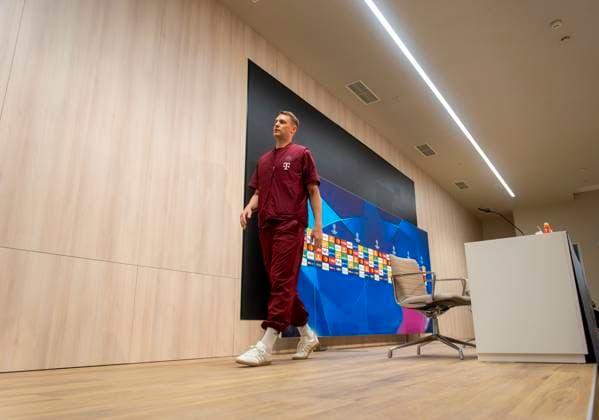 07 05 2024, Football UEFA Champions League 2023 2024 1 day before the semi-final, Real Madrid FC Bayern Munich, FC Bayern press conference at the Santiago Bernabeu Madrid stadium Goalkeeper Manuel Neuer FC Bayern Munich