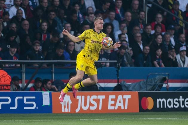 07 05 2024, Football, 2023 2024 season, UEFA Champions League, semi-final, Paris Saint Germain Borussia Dortmund, Julian Ryerson Borussia Dortmund , Paris Parc de Princes Paris France xRHR PHOTO DEx Copyright: DennisxEwert RHR-FOTOx RHR-FOTO DE