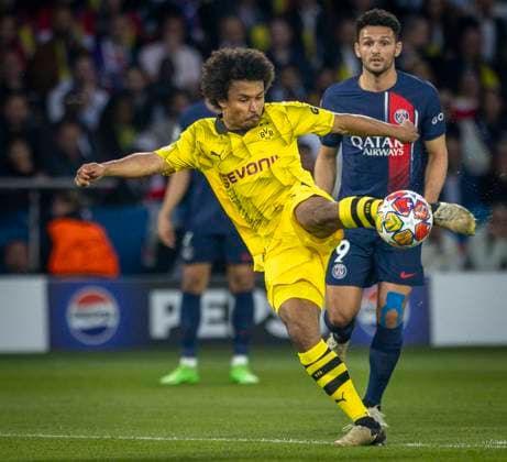 Paris, France 7th May 2024 Karim Adeyemi BVB Paris Saint Germain Borussia Dortmund 07 05 2024