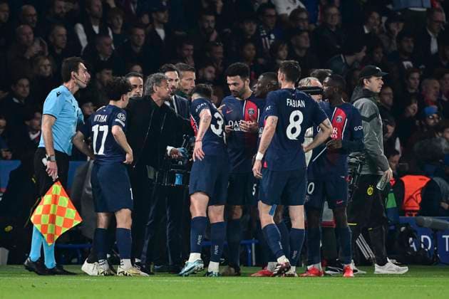 Coach Luis Enrique Paris Saint Germain , Paris Saint Germain vs Borussia Dortmund, Football, Champions League, Semi-final, 07 05 2024 Paris Nordrhein Westfalen France Copyright: xkolbert-press MarcxNiemeyerx