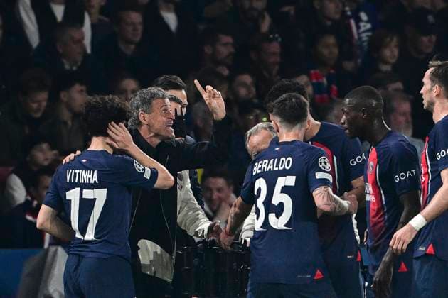 Coach Luis Enrique Paris Saint Germain , Paris Saint Germain vs Borussia Dortmund, Football, Champions League, Semi-final, 07 05 2024 Paris Nordrhein Westfalen France Copyright: xkolbert-press MarcxNiemeyerx