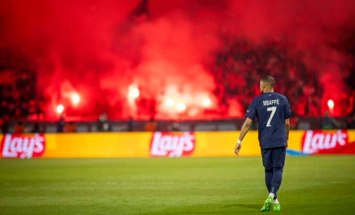 Paris, France 7th May 2024 Kylian Mbappe Paris Paris Saint Germain Borussia Dortmund 07 05 2024