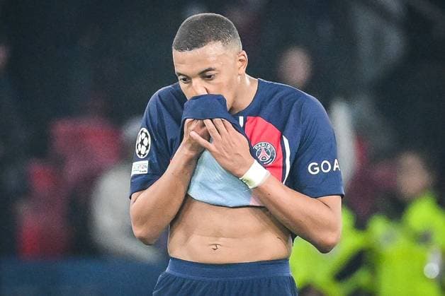 May 7, 2024, Paris, France, France: Kylian MBAPPE of PSG looks dejected during the UEFA Champions League match between Paris Saint-Germain and Borussia Dortmund at Parc des Princes Stadium on May 07, 2024 in Paris, France. Paris France - ZUMAm308 20240507_zsp_m308_008 Copyright: xMatthieuxMirvillex