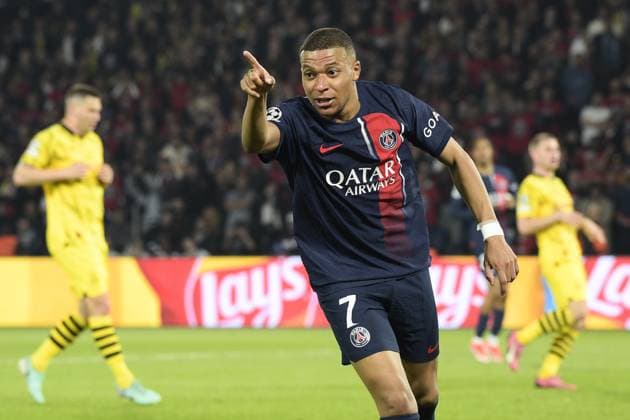 Kylian Mbappe (PSG) FOOTBALL : Paris Saint Germain Vs Borussia Dortmund - Ligue des Champions - 07 05 2024 MichaelBaucher Panoramic 