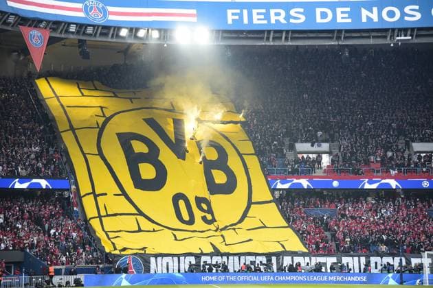 Tifo Auteuil FOOTBALL : Paris Saint Germain Vs Borussia Dortmund - Ligue des Champions - 07 05 2024 MichaelBaucher Panoramic 