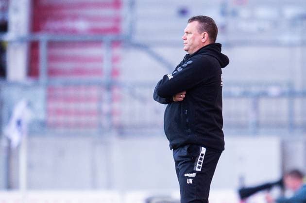 07 05 2024 Soccer, 2023 2024, 2 Bundesliga, 32 Matchday, VfL Osnabrück FC Schalke 04 Uwe Koschinat Coach Osnabrück DFL REGULATIONS PROHIBIT ANY USE OF PHOTOGRAPHS AS IMAGE SEQUENCES AND OR QUASI VIDEO