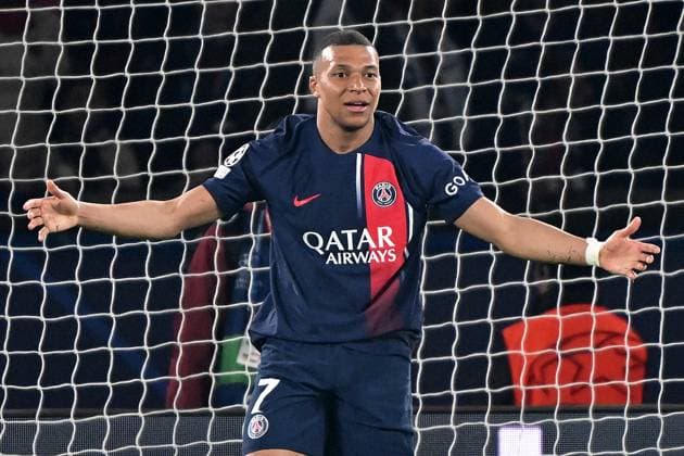 Paris, Parc des Princes, 07 05 24, GER, Men, UEFA Champions League, Semi-final, Season 2023 2024, Paris Saint Germain Borussia Dortmund Image Kylian MBAPPE Paris Only for editorial use UEFA regulations prohibit any use of photographs as image sequences and or quasi video France