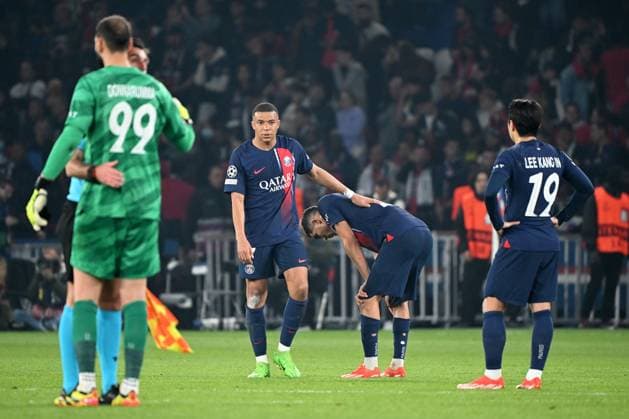 Paris, Parc des Princes, 07 05 24, GER, Men, UEFA Champions League, Semi-final, Season 2023 2024, Paris Saint Germain Borussia Dortmund Image Kylian MBAPPE Paris Only for editorial use UEFA regulations prohibit any use of photographs as image sequences and or quasi video France