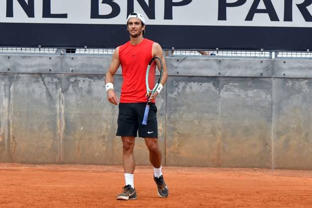 International Tennis match - Internazionali BNL d Italia Internazionali di Tennis Roma 2024 8 Maggio 2024 Nella foto: Lorenzo Musetti Rome Italy  Copyright: xIPAxSport ABACAx
