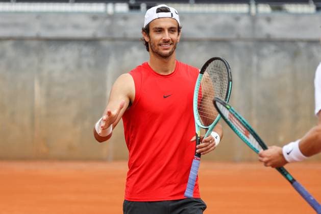 Lorenzo Musetti during Internazionali BNL d Italia, International Tennis match in Rome, Italy, May 08 2024  Copyright: xRobertaxCorradin IPAxSportx xipax xx IPA_45860987 IPA_Agency_IPA45860987