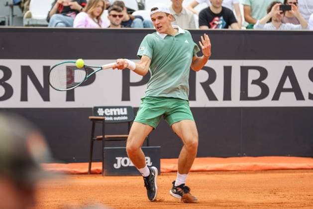 International Tennis match - Internazionali BNL d Italia Jakub Mensik during Internazionali BNL d Italia, International Tennis match in Rome, Italy, May 08 2024 Rome Italy  Copyright: xIPAxSport ABACAx