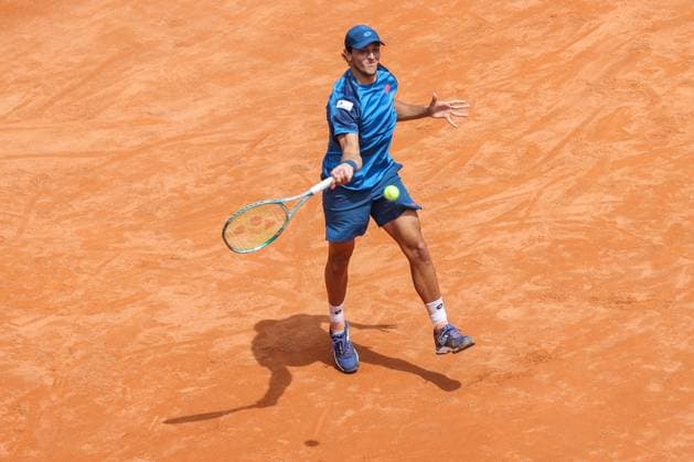 Luciano Darderi during Internazionali BNL d Italia, International Tennis match in Rome, Italy, May 08 2024  Copyright: xRobertaxCorradin IPAxSportx xipax xx IPA_45861017 IPA_Agency_IPA45861017