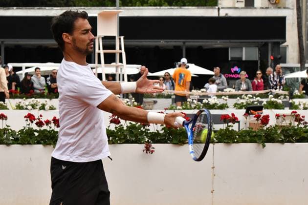 Internazionali di Tennis Roma 2024 8 Maggio 2024 Nella foto: Fabio Fognini Copyright: xAndreaxRositox DSC_8307