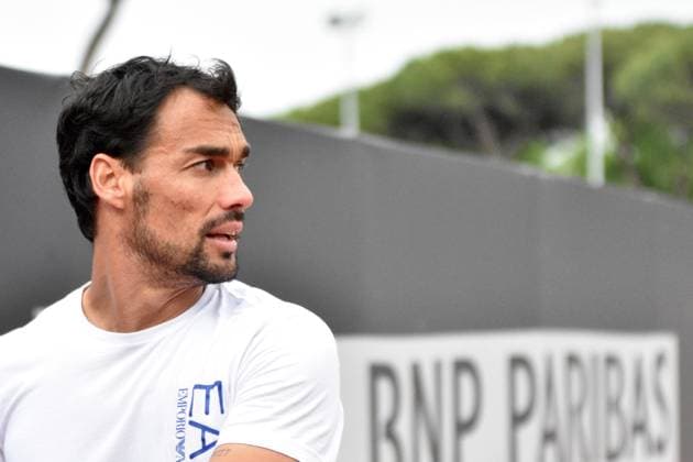 Internazionali di Tennis Roma 2024 8 Maggio 2024 Nella foto: Fabio Fognini Copyright: xAndreaxRositox DSC_3218