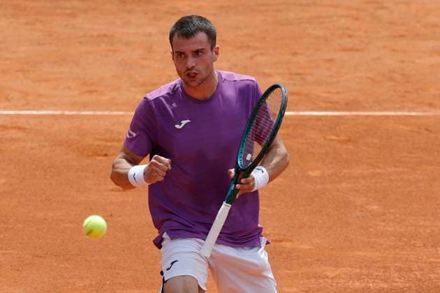Internazionali BNL D Italia 2024 - Day Three Nuno Borges is playing against Pedro Martinez in the first round match on day three of the Internazionali BNL D Italia at Foro Italico in Rome, Italy, on May 8, 2024. Rome Lazio Italy  Copyright: xCiroxDexLucax originalFilename:deluca-internaz240508_npASA.jpg