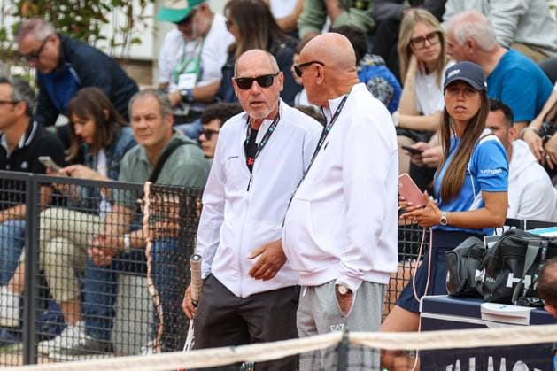 Corrado Barazzuti and Gipo Arbino during Internazionali BNL d Italia, International Tennis match in Rome, Italy, May 08 2024  Copyright: xRobertaxCorradin IPAxSportx xipax xx IPA_45869760 IPA_Agency_IPA45869760
