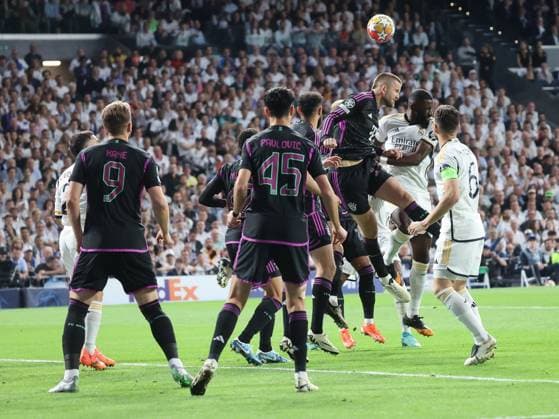 Eric Dier Bayern Muenchen 15 , Real Madrid vs FC Bayern Muenchen, Champions League, semi-final, second leg, season 2023 24, 8 5 2024, Real Madrid vs FC Bayern Muenchen, Champions League semi-final, second leg, season 2023 24, 8 5 2024, Copyright: xEibner-Pressefoto joergxNiebergax EP_JNL