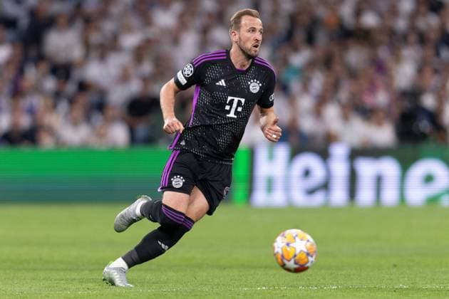 Harry Kane of Bayern Munich Real Madrid v Bayern Munich, UEFA Champions League, Semi-Final, Football, Santiago Bernabeu Stadium, Madrid, Spain - 08 May 2024  Copyright: xRubenxAlbarran Shutterstockx 14469131w