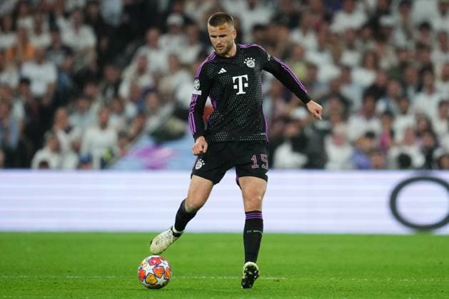 ESP: Real Madrid v FC Bayern Munchen. UEFA Champions League match. Semi-finals Eric Dier of Bayern Munchen during the UEFA Champions League match, Semi-finals, 2nd leg, between Real Madrid and FC Bayern Munchen played at Santiago Bernabeu Stadium on May 8, 2024 in Madrid Spain. kpng Copyright: xSergioxRuizx xPRESSINPHOTOx PS_240508_014
