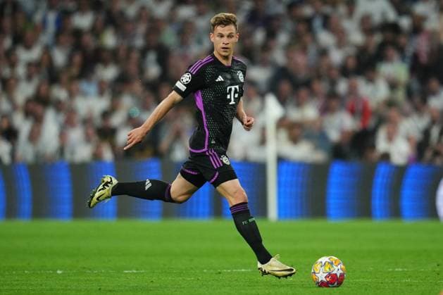 ESP: Real Madrid v FC Bayern Munchen. UEFA Champions League match. Semi-finals Joshua Kimmich of Bayern Munchen during the UEFA Champions League match, Semi-finals, 2nd leg, between Real Madrid and FC Bayern Munchen played at Santiago Bernabeu Stadium on May 8, 2024 in Madrid Spain. kpng Copyright: xSergioxRuizx xPRESSINPHOTOx PS_240508_020