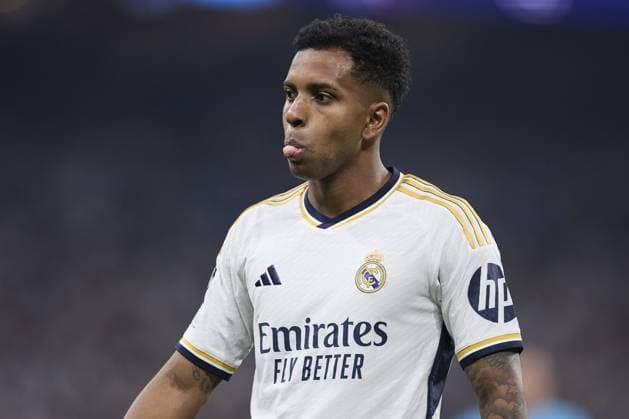 Rodrygo Goes of Real Madrid CF reacts during the UEFA Champions League match between Real Madrid and Bayern Munich at Santiago Bernabeu Stadium on May 8, 2024 in Madrid, Spain. (Photo by: LGM) FOOTBALL : Real Madrid vs Bayern Munich- UEFA Champions League - 08 05 2024 LGM Panoramic 