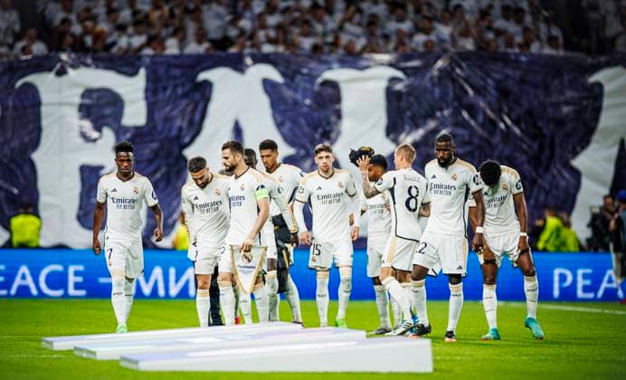Madrid Team, Real Madrid vs FC Bayern Muenchen, Football, Champions League, Semifinal, 08 05 2024 Madrid Madrid Spain Copyright: xkolbert-press MarcxNiemeyerx