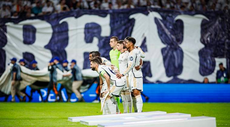 Team photo Real, Real Madrid vs FC Bayern Muenchen, soccer, Champions League, semi-final, 08 05 2024 Madrid Madrid Spain Copyright: xkolbert-press MarcxNiemeyerx