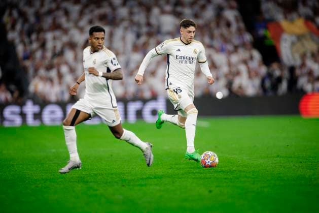 Federico Valverde 15 Madrid , Real Madrid vs FC Bayern Muenchen, Football, Champions League, Semifinal, 08 05 2024 Madrid Madrid Spain Copyright: xkolbert-press MarcxNiemeyerx
