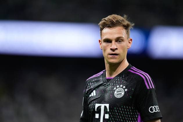 May 8, 2024, Madrid, Madrid, SPAIN: Joshua Kimmich of Bayern Munich looks on during the UEFA Champions League, Semi Final Second Leg, football match played between Real Madrid and FC Bayern Munich at Santiago Bernabeu stadium on May 08, 2024 in Madrid, Spain. Madrid SPAIN - ZUMAa181 20240508_zaa_a181_033 Copyright: xOscarxJ.xBarrosox