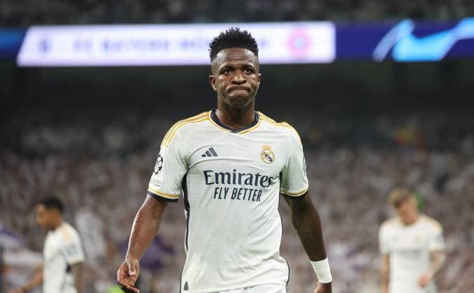 Vinicius Junior Madrid 7 , Real Madrid vs FC Bayern Muenchen, Champions League semi-final, second leg, season 2023 24, 8 5 2024, Real Madrid vs FC Bayern Muenchen, Champions League semi-final, second leg, season 2023 24, 8 5 2024, Copyright: xEibner-Pressefoto joergxNiebergax EP_JNL
