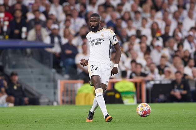 May 8, 2024, Madrid, Spain: Antonio Rudiger of Real Madrid CF in action during the 2023 2024 UEFA Champions League semi-final second leg football match between Real Madrid CF and FC Bayern Munchen at Santiago Bernabeu stadium. Final score: Real Madrid CF 2:1 FC Bayern Munchen Madrid Spain - ZUMAs197 20240508_aaa_s197_470 Copyright: xFedericoxTitonex