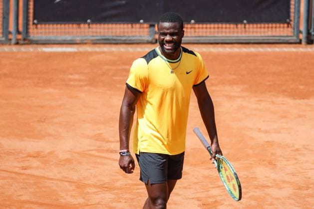 Frances Tiafoe during Internazionali BNL d Italia, International Tennis match in Rome, Italy, May 09 2024  Copyright: xRobertaxCorradin IPAxSportx xipax xx IPA_45893258 IPA_Agency_IPA45893258