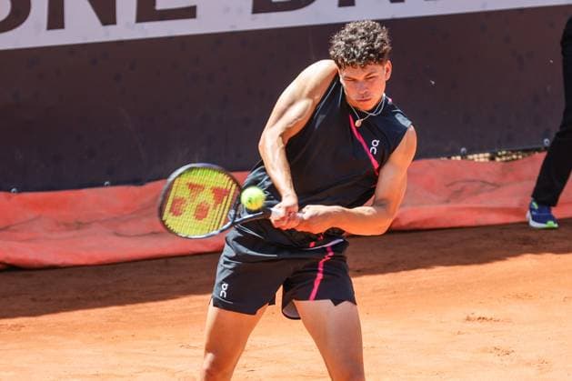 Ben Shelton during Internazionali BNL d Italia, International Tennis match in Rome, Italy, May 09 2024  Copyright: xRobertaxCorradin IPAxSportx xipax xx IPA_45893266 IPA_Agency_IPA45893266