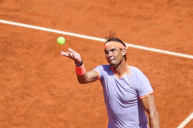 International Tennis match - Internazionali BNL d Italia Rafael Nadal during Internazionali BNL d Italia, International Tennis match in Rome, Italy, May 09 2024 Rome Italy  Copyright: xIPAxSport ABACAx