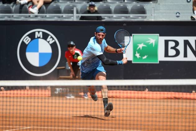 Foto IPP Cavaliere Emiliano. Roma 09 05 2024. Tennis Internazionali d Italia 2024. Nella foto: Andrea Vavassori. Italy Photo Press - World Copyright italy ITALY  Copyright: xR4924_italyphotopressx