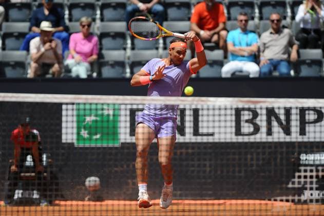 Foto IPP Cavaliere Emiliano. Roma 09 05 2024. Tennis Internazionali d Italia 2024. Nella foto: Rafael Nadal. Italy Photo Press - World Copyright italy ITALY  Copyright: xR4924_italyphotopressx