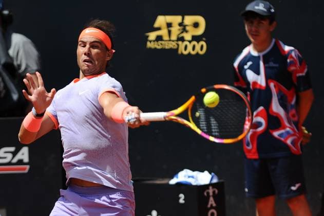 Foto IPP Cavaliere Emiliano. Roma 09 05 2024. Tennis Internazionali d Italia 2024. Nella foto: Rafael Nadal. Italy Photo Press - World Copyright italy ITALY  Copyright: xR4924_italyphotopressx