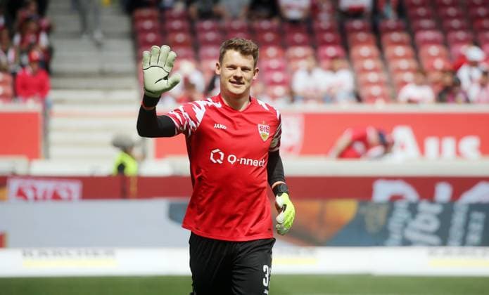 04 05 24 VfB Stuttgart FC Bayern Munich Germany, Stuttgart, 04 05 2024, Football, Bundesliga, VfB Stuttgart FC Bayern Munich Alexander Nübel VfB Stuttgart