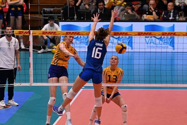 Actions game and players images between Italian Senior Women s national team, Nationalteam and Swedish Senior Women s National Team in the VOLLEYBALL - FRIENDLY MATCH - Test Match at PalaBancaSport di Piacenza - May 9, 2024 during Test Match - Italy Women vs Sweden, Volleyball Test Match in Piacenza, Italy, May 09 2024  Copyright: xDuilioxDellaxLibera IPAxSportx x xx IPA_45904807 IPA_Agency_IPA45904807