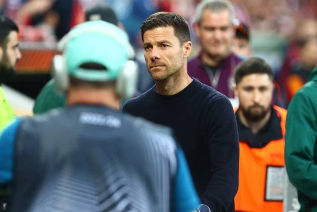 Bayer 04 Leverkusen vs AS Roma, Football, Europa League, Semifinal, Second leg, 09 05 2024 Head coach Xabi Alonso Bayer 04 Leverkusen Leverkusen NRW Germany Copyright: xkolbert-press AntxPalmerx