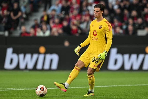 Cm Leverkusen 09 05 2024 - Europa League Bayer Leverkusen-Roma foto Cristiano Mazzi Image nella foto: Mile Svilar 