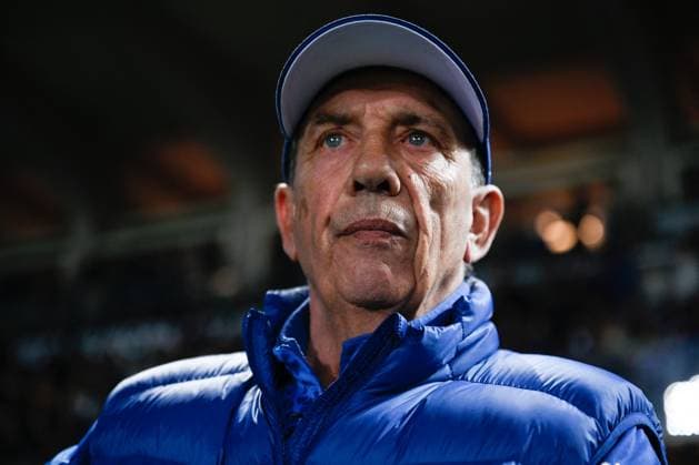 Football Europa League match - Atalanta BC vs Olympique De Marseille Jean-Louis Gasset, Head Coach of Olympique Marsiglia, during the UEFA Europa League Semi finals second leg match between Atalanta BC and Olympique Marsiglia on May 9, 2024 at Gewiss stadium in Bergamo, Italy. Credit: Tiziano Ballabio Bergamo Italy  Copyright: xIPAxSport ABACAx