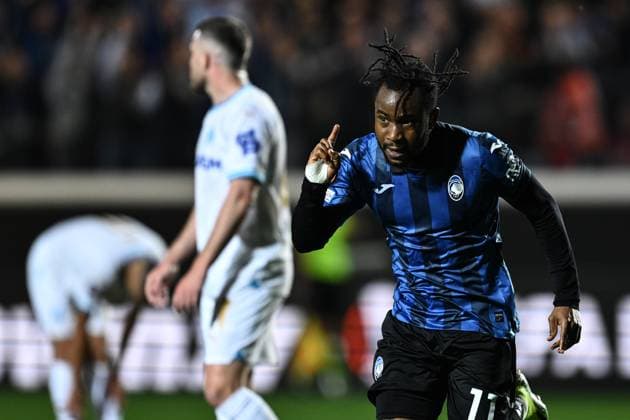 Mg Bergamo 09 05 2024 - Europa League Atalanta-Olympique Marsiglia foto Matteo Gribaudi Image nella foto: esultanza gol Ademola Lookman 