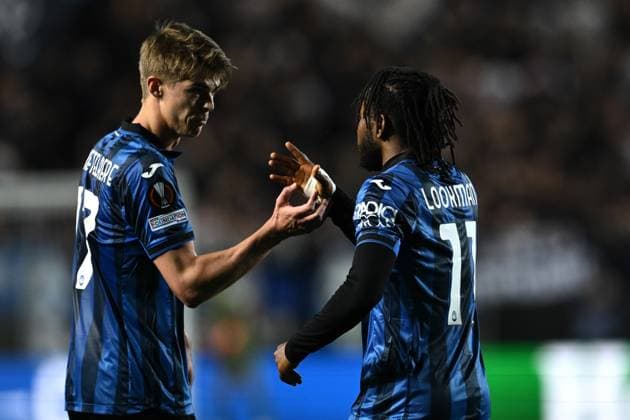 Mg Bergamo 09 05 2024 - Europa League Atalanta-Olympique Marsiglia foto Matteo Gribaudi Image nella foto: esultanza gol Ademola Lookman 