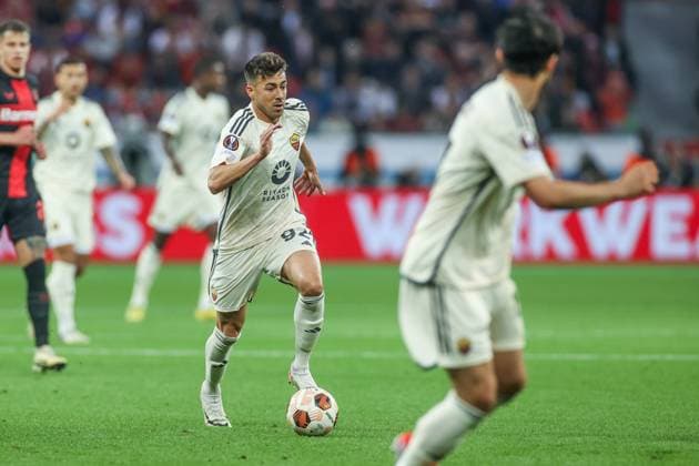 09 05 2024, Football, Season 2023 2024, Europa League, Semi-final, Bayer Leverkusen AS Roma, Stephan El Shaarawy AS Roma Leverkusen BayArena NRW Germany xRHR PHOTO TRx Copyright: TimxRehbein RHR-FOTOx RHR-FOTO TR