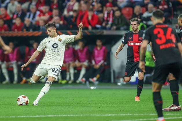 09 05 2024, Football, Season 2023 2024, Europa League, Semi-final, Bayer Leverkusen AS Roma, Stephan El Shaarawy AS Roma Leverkusen BayArena NRW Germany xRHR PHOTO TRx Copyright: TimxRehbein RHR-FOTOx RHR-FOTO TR