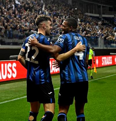 Foto IPP Paolo Bona Bergamo 09 05 2024 semifinale di ritorno UEFA Europa League di Calcio stagione 2023 2024 partita Atalanta-Marsiglia Nella foto Matteo Ruggeri esulta dopo il gol del 2-0 Italy Photo Press Worldwide Copyright italy Italy ITALY  Copyright: xR4924_italyphotopressx