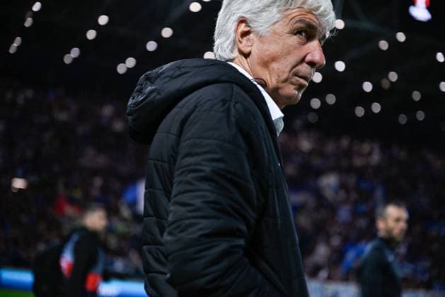 Football Europa League match - Atalanta BC vs Olympique De Marseille Coach Gian Piero Gasperini of Atalanta BC of Olympique Marsiglia the UEFA Europa League Semi finals second leg match between Atalanta BC and Olympique Marsiglia on May 9, 2024 at Gewiss stadium in Bergamo, Italy. Credit: Tiziano Ballabio Bergamo Italy  Copyright: xIPAxSport ABACAx