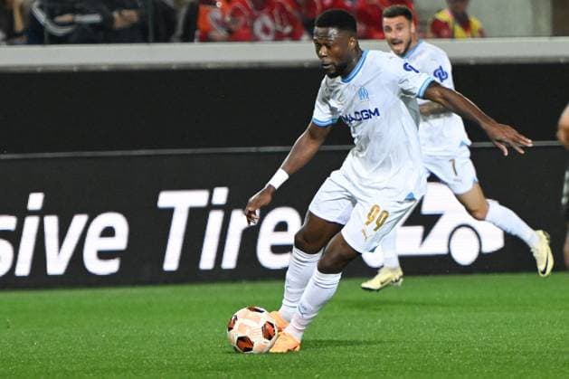 Football Europa League match - Atalanta BC vs Olympique De Marseille Chancel Mbemba of Olympique Marsiglia during the UEFA Europa League Semi finals second leg match between Atalanta BC and Olympique Marsiglia on May 9, 2024 at Gewiss stadium in Bergamo, Italy. Credit: Tiziano Ballabio Bergamo Italy  Copyright: xIPAxSport ABACAx