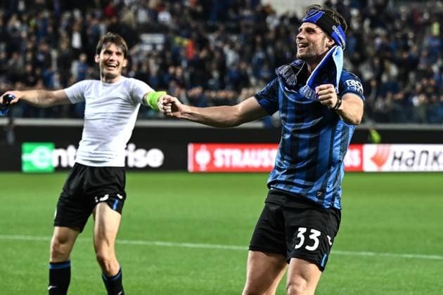 Db Bergamo 09 05 2024 - Europa League Atalanta-Olympique Marsiglia foto Daniele Buffa Image nella foto: Hans Hateboer-Marten De Roon 